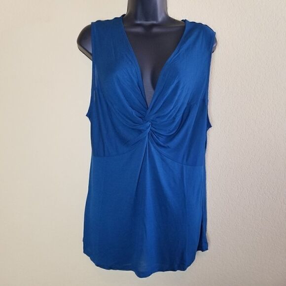 14th & Union Sheer Sleeveless Top - Picture 1 of 6